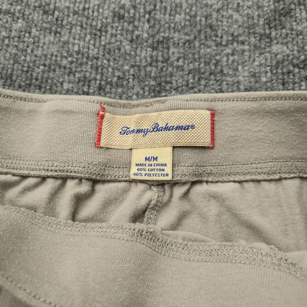 Tommy Bahama M Gray‎ Ribbed Drawstring Lounge Pajama Sleep Pants
